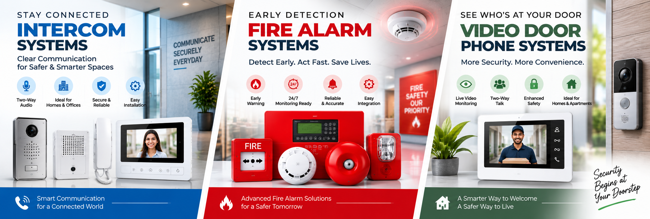 Smart Video Intercoms & Biometric Access