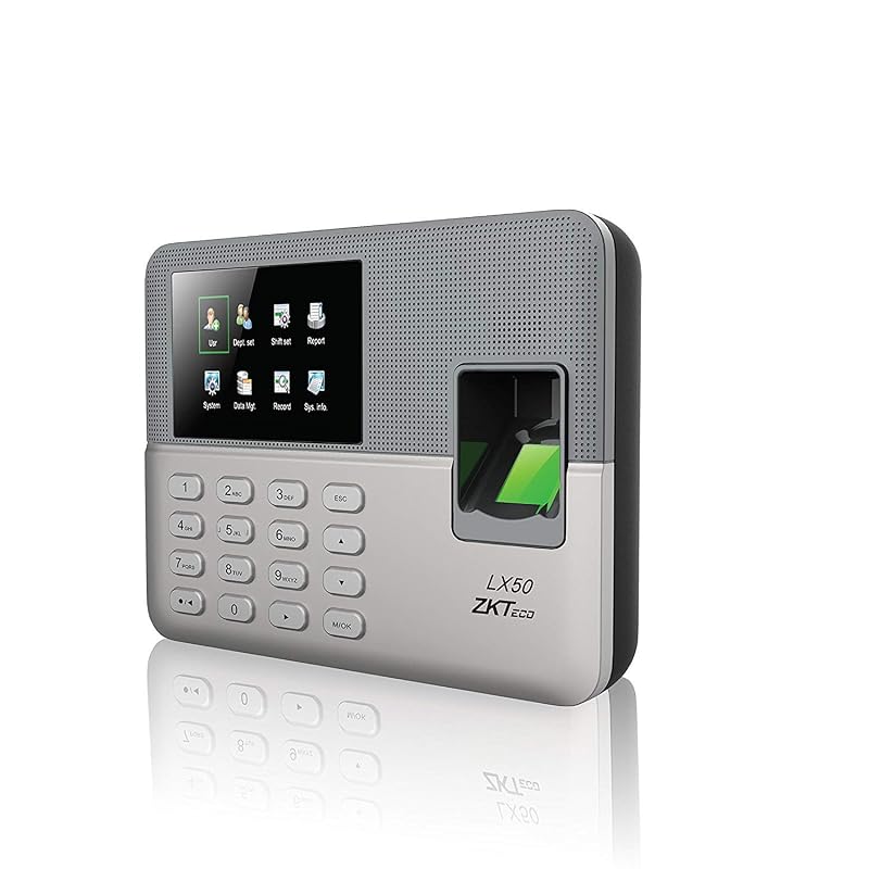 ZKTeco LX50 Biometric Fingerprint Time Attendance Clock Terminal (Excel USB Reports)
