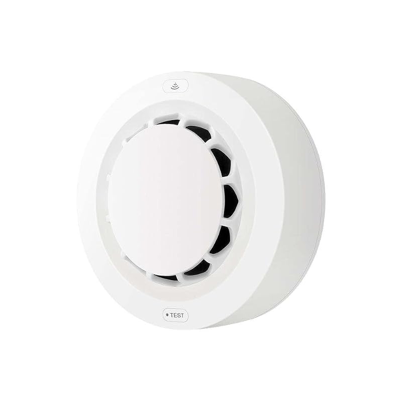 BLACKPOOL Smart Smoke Detector with WiFi & Bluetooth Connectivity - 90dB Alarm and Mobile App Notifications