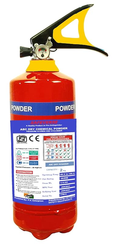 Fire Accident Safety Fire Extinguisher (2 KG)