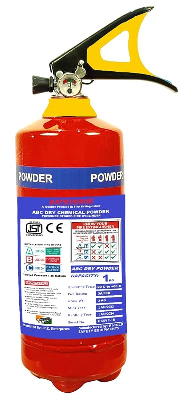 Fire Accident Safety Fire Extinguisher (1 KG)