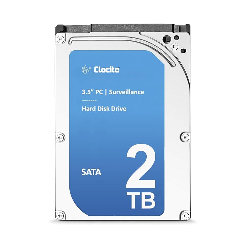 2 TB SATA Hard Disk for Desktop/Surveillanceâ€“8.89 cm(3.5 Inch), 6 Gb/s 7200 RPM High Speed Data Transfer | DVR NVR Security C...