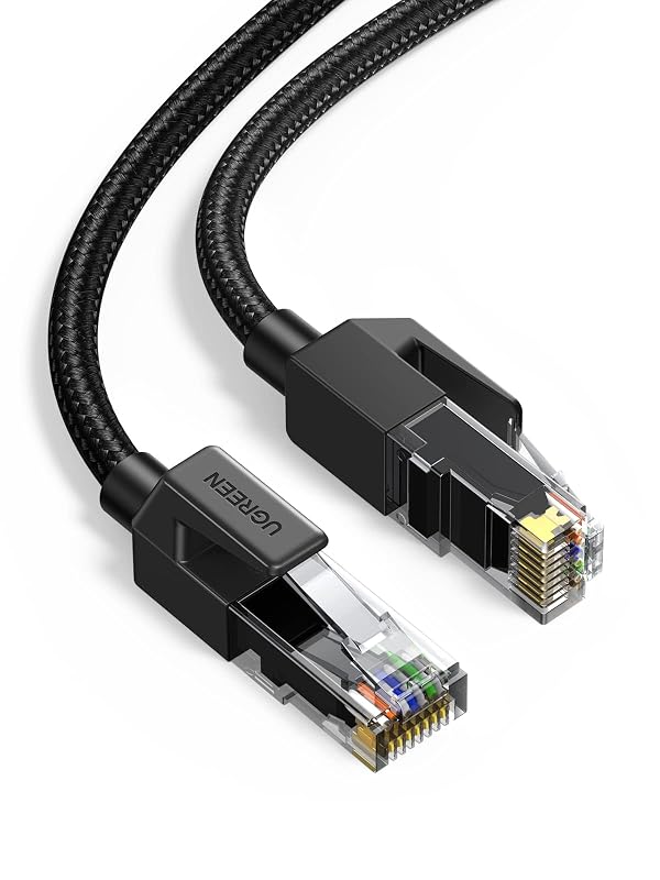 UGREEN Cat 6 Ethernet Cable 1M, High Speed Braided 5Gbps LAN Wire